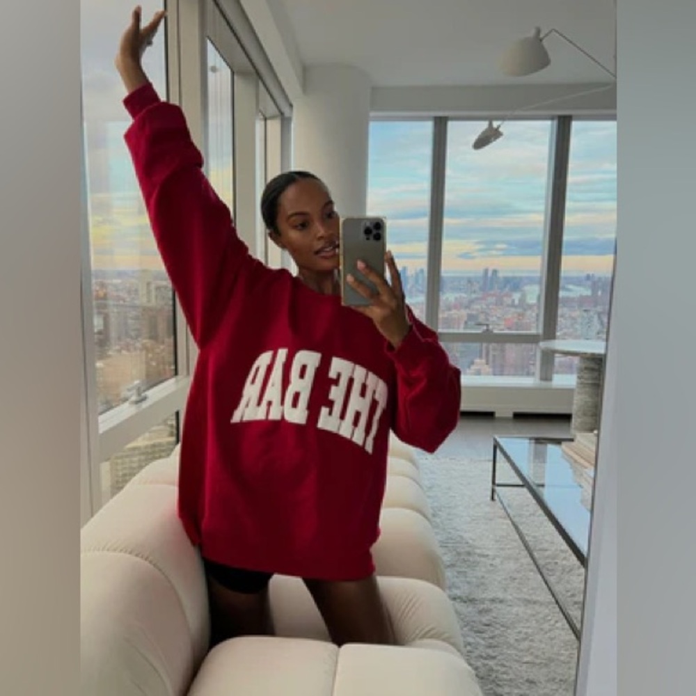 THE BAR ruby crewneck sweatshirt size XL
